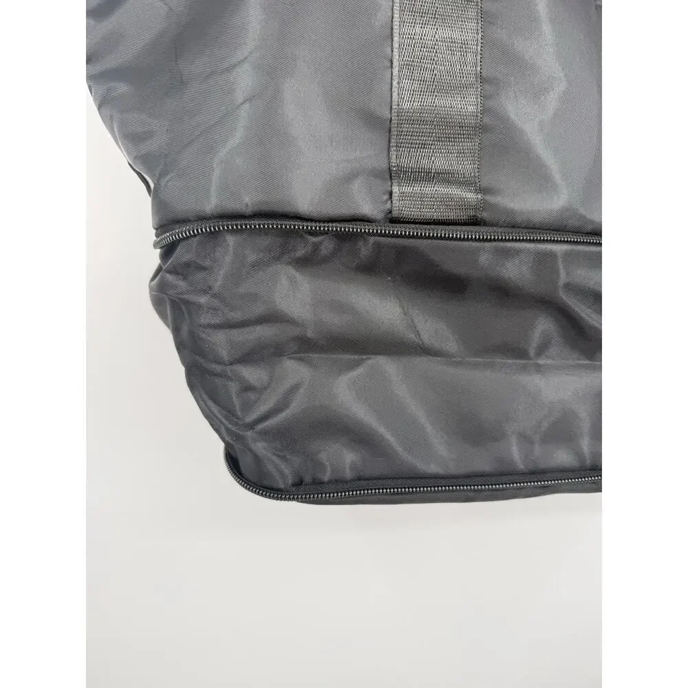 Expandable Travel Duffle Bag Carry On Black Lightweight With Pockets New
